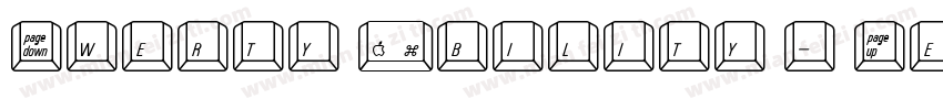 Qwerty Ability - Personal Use字体转换